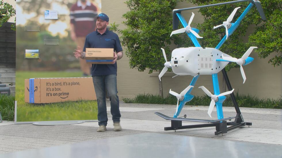 Amazon amplía su servicio de drones.