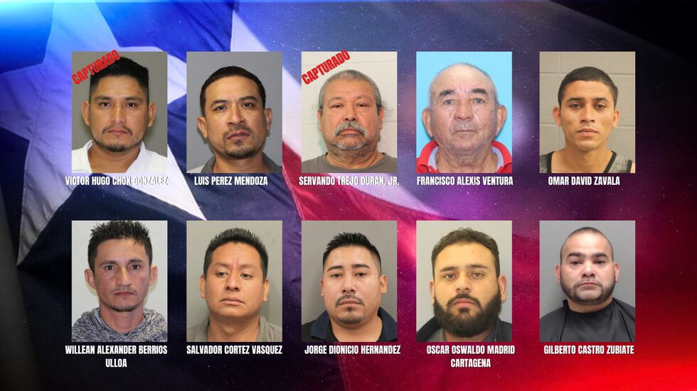Los 10 inmigrantes indocumentados más buscados de Texas