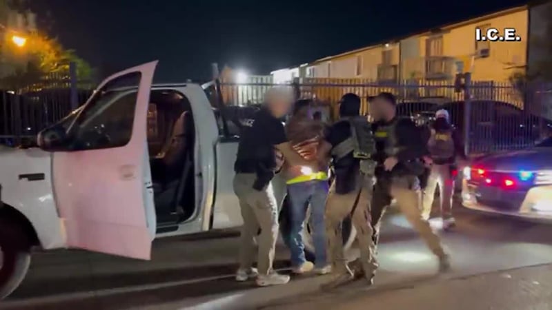 Megarredada de ICE en Houston termina con 1,500 arrestos. Según la agencia, los detenidos son...